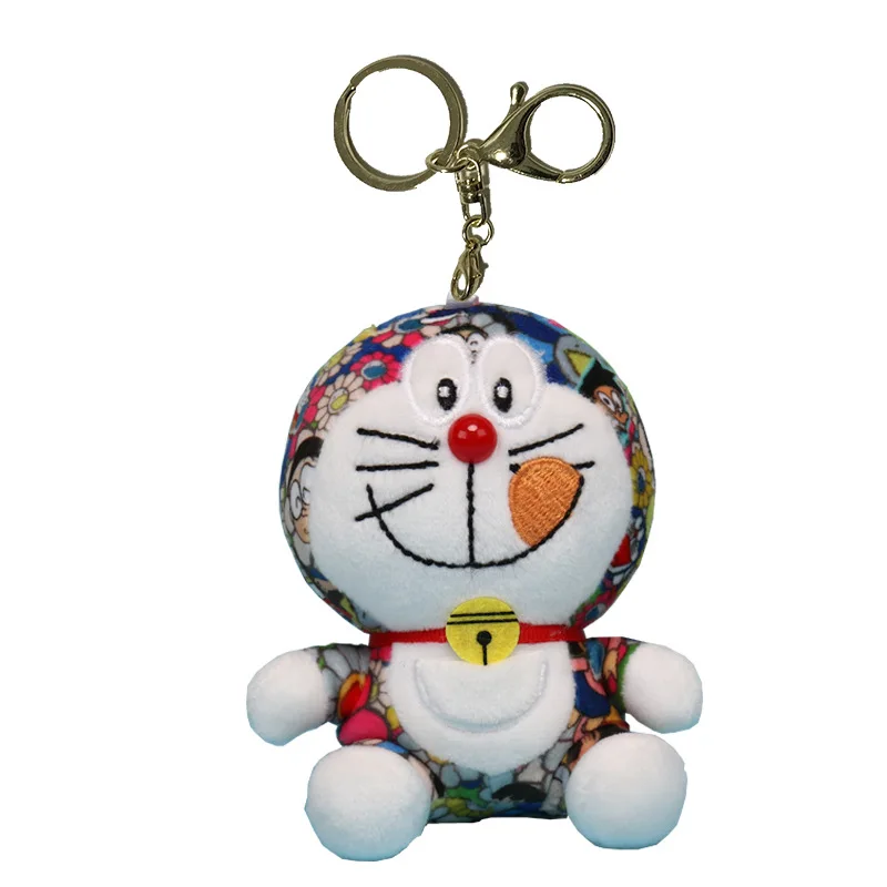 

Doraemon Plush Toys Cute Pokonyan Stuffed Animals Plush Dolls Bag Pandent Colorful Styles Phone Chain/ Seat Gifts