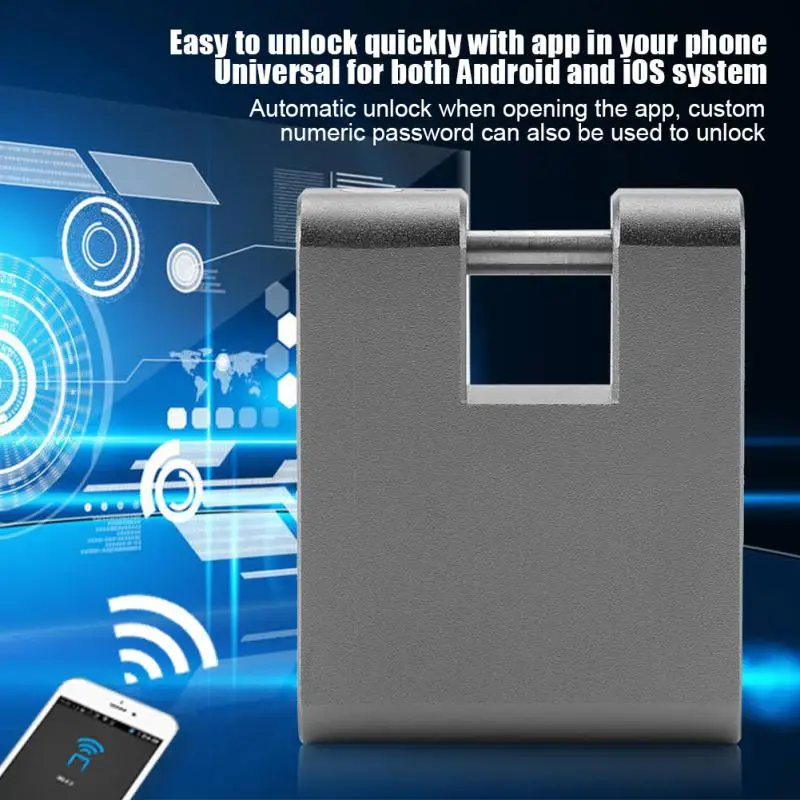 Бесключевая Противоугонная блокировка беспроводной смарт замок мобильный