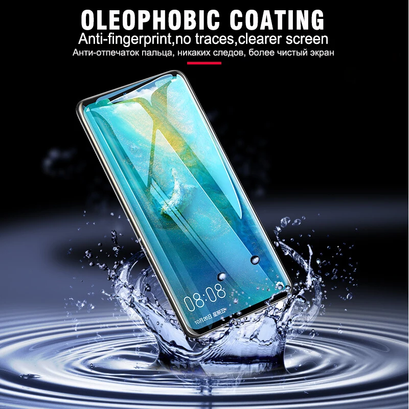 5D полное покрытие из закаленного стекла для huawei mate 20 Pro Защита экрана 10 Защитная