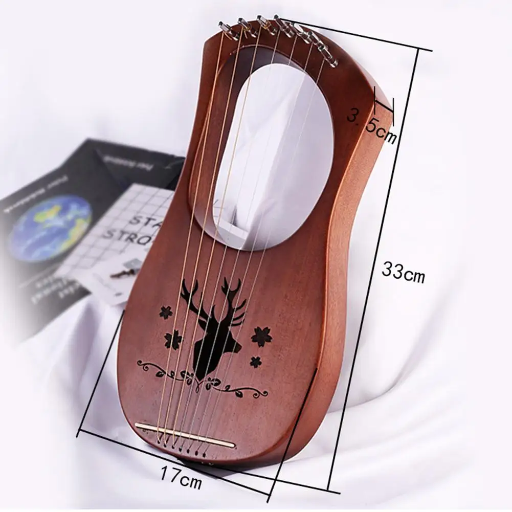 Lyra Harp семь струн пианино маленький Харп Lerqin Liqin греческие Музыкальные