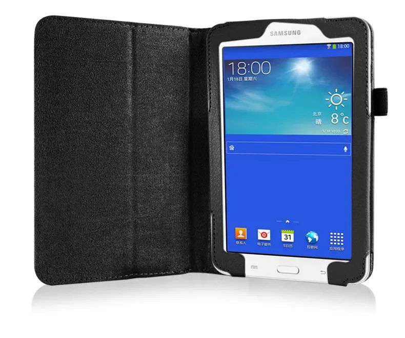 Кожаный чехол из искусственной кожи для Samsung Galaxy Tab E Lite 7 0 Φ подставка 3 lite Φ|Чехлы