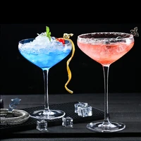 1pc butterfly shape cocktail champagne glass europe lead free crystal glass wine cup dessert ice cream container home goblet cup
