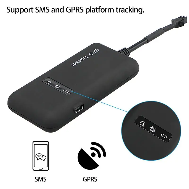 1 шт. трекер для автомобиля в режиме реального времени локатор GPS/GSM/GPRS/SMS