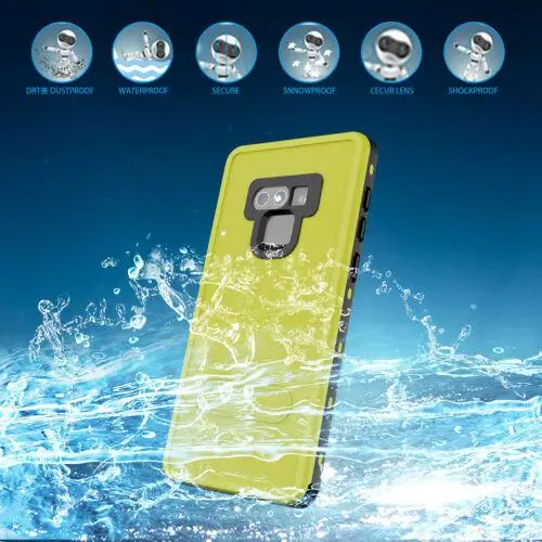 DSstyles для samsung Galaxy Note 9 Водонепроницаемый чехол противоударный призма Snowproof |