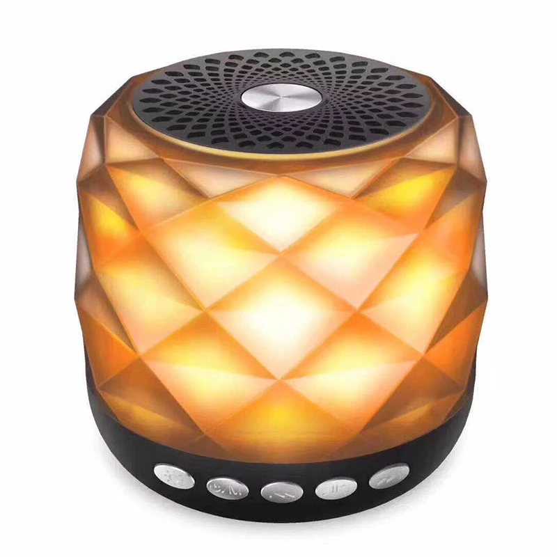 Mini Portable Wireless Speaker Bluetooth Stereo Sound LED Lamp Music Player Hands-Free TF USB For Mobile Phone | Электроника