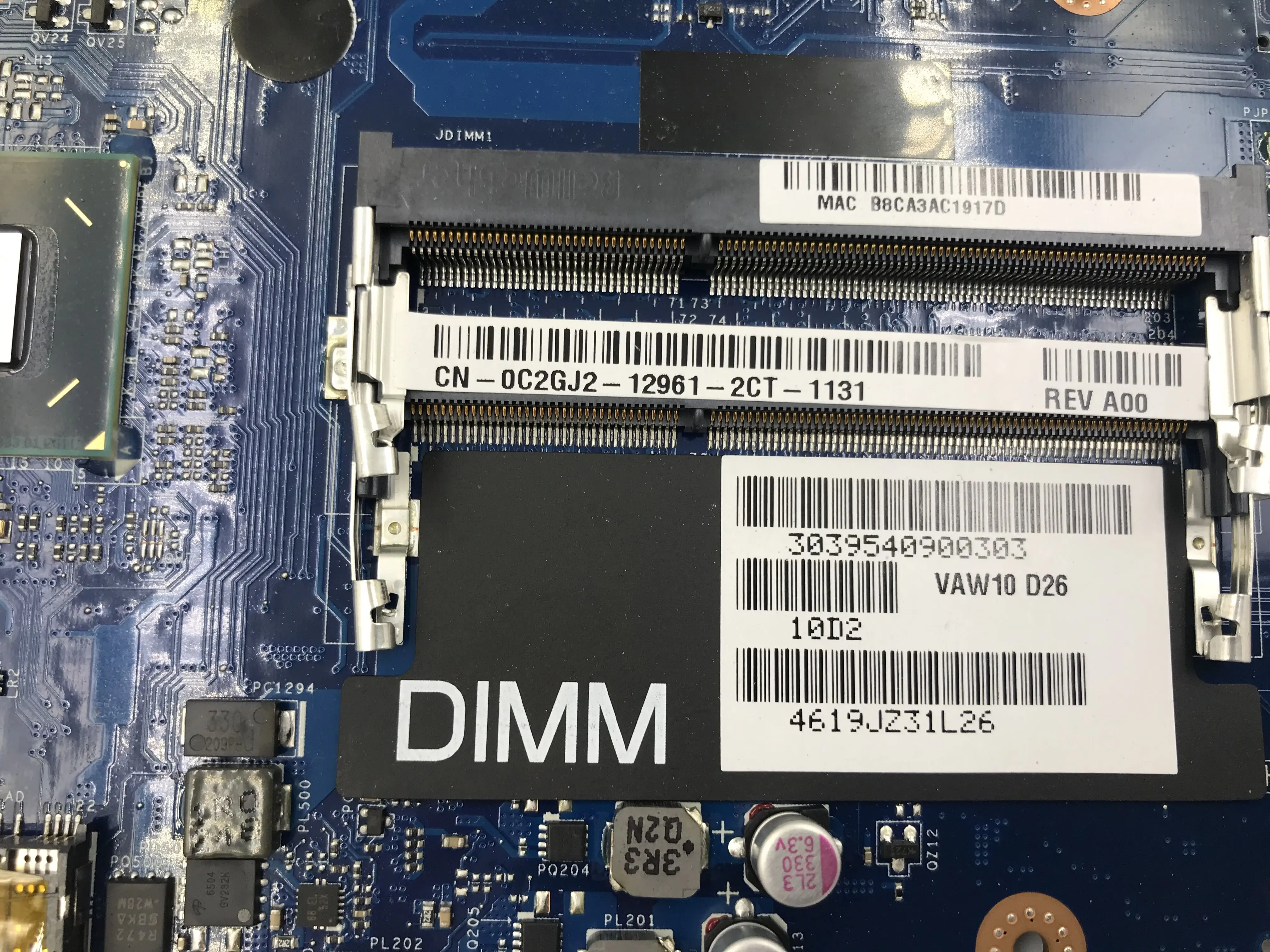 Материнская плата для ноутбука dell Inspiron 17R-5721 3721 5721 LA-9102P CN-0C2GJ2 0C2GJ2 C2GJ2 с I5-3337U HM76 100% |
