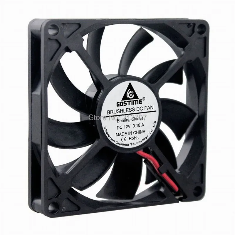 10 шт./лот Gdstime DC 12 В 2510 2Pin 8 см 80 мм 8015 80*80*15 Бесщеточный Охлаждающий вентилятор|brushless