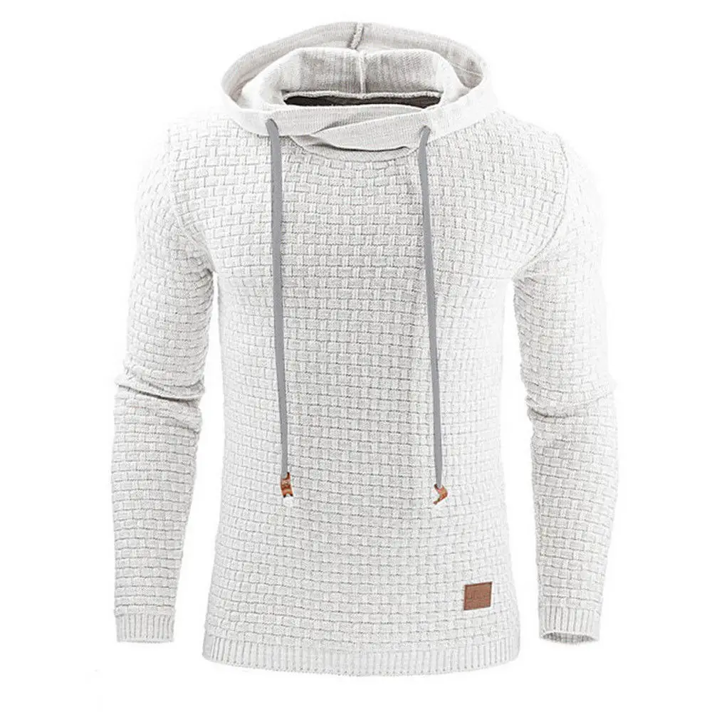 2019 New Style Fashion Hot Men's Solid Winter Hoodie Warm Hooded Sweatshirt Coat Jacket Outwear | Мужская одежда
