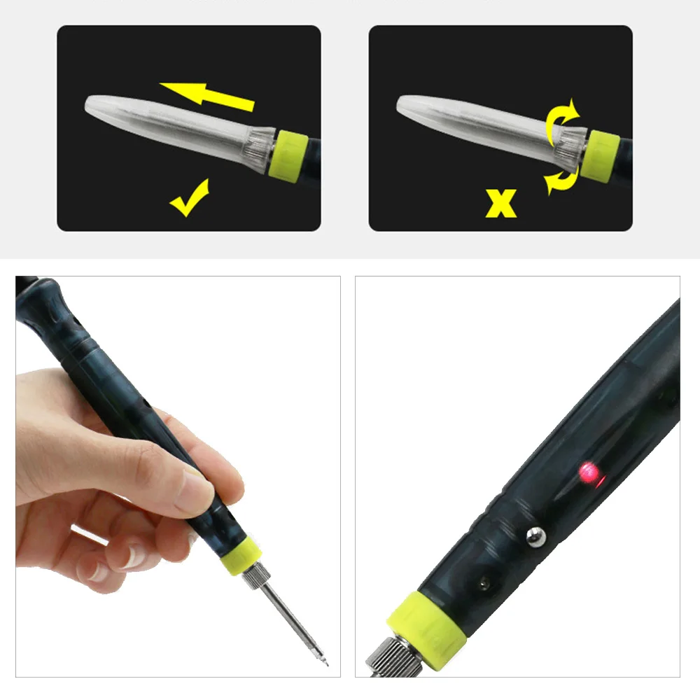 

Portable USB 5V 8W Electronic Welding Pen Set Home Student Mobile Phone Repair Electric Iron Soldering Welding Tool