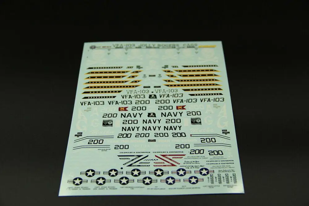 Галактическая модель 1/48 Jolly Rogers наклейка US Navy F/A-18F VFA-103 2009-2015 G48002 | Игрушки и хобби