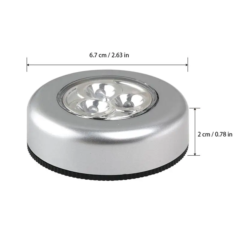 Питание от аккумулятора домашняя кухня под шкафом шкаф свет 3LED ночник Шкаф