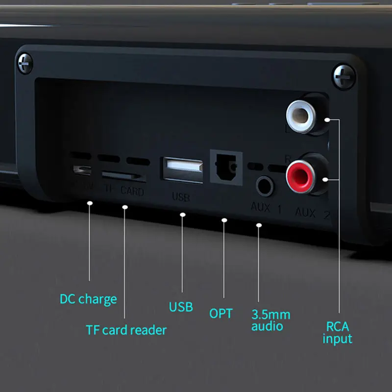 Bs-39A беспроводной Bluetooth Саундбар ТВ домашний кинотеатр динамик стерео объемный