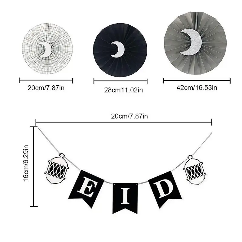 Ramadan тема вечерние DecorationLetter Бумага и рисунком в виде птичек-оригами Цветочный