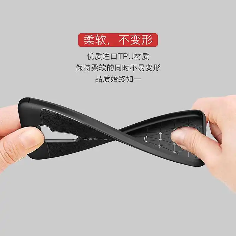 Mokoemi Модный чехол с узором Личи Ударопрочный Мягкий 6 18 &quotдля Xiaomi Pocophone F1 для