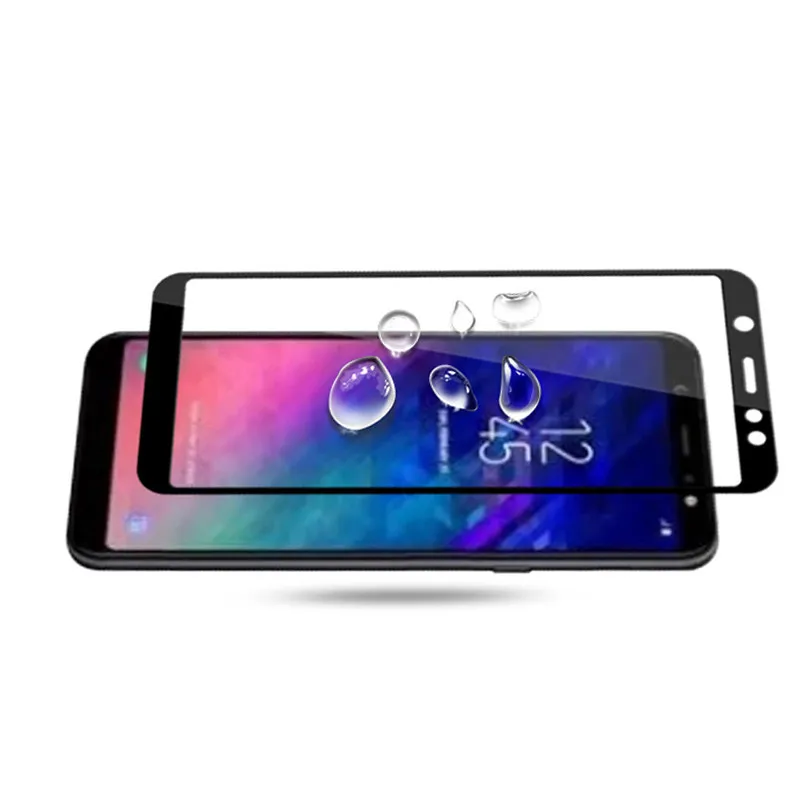 3D полное стекло для Samsung A6 2018 Plus защита экрана Galaxy A8 Закаленное пленка 9H |