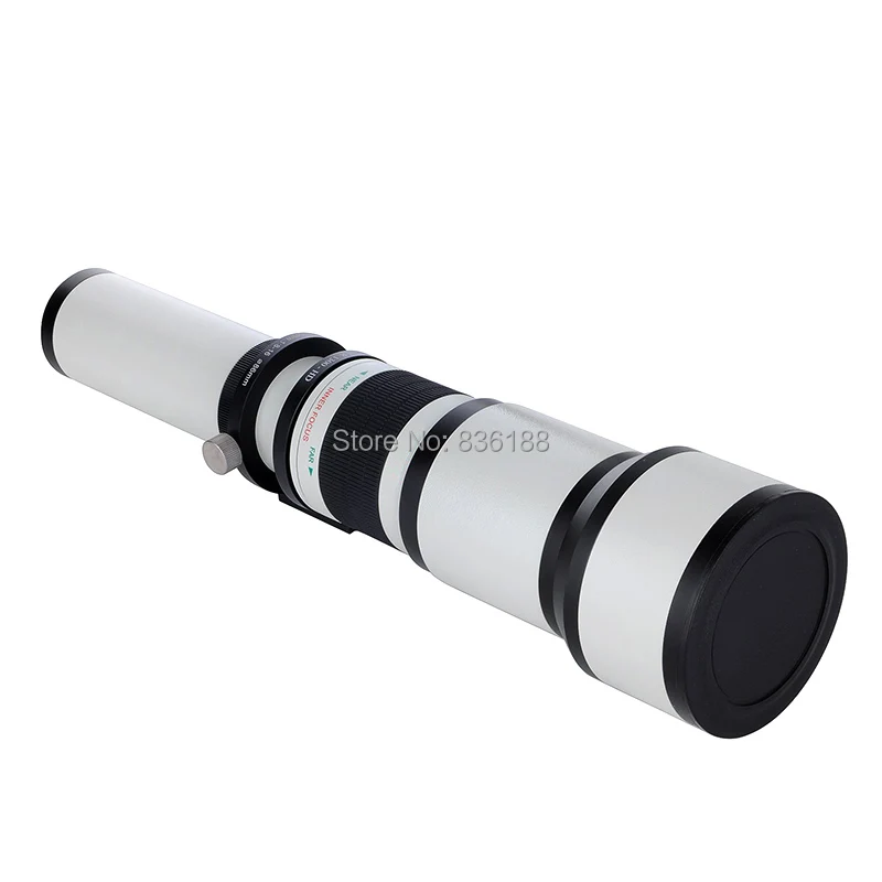 JINTU белый 650 1300 мм MF suppuer набор телеобъективов + T2 адаптер чехол для Pentax K X R 7 5 5II K10 K20