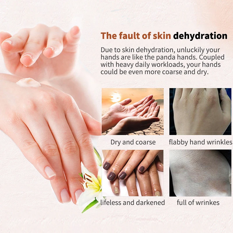 MICAOJI Horse oil Repair Hand Cream Soft Whitening Moisturizing Nourishing Wrinkle Care Lotion for Dry skin 30g |