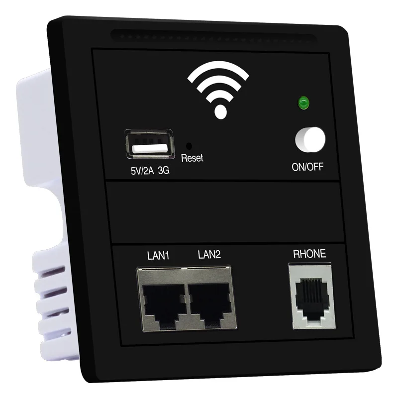 Wi Fi роутер умная розетка встроенный 3g USB точка доступа беспроводной в стеновой