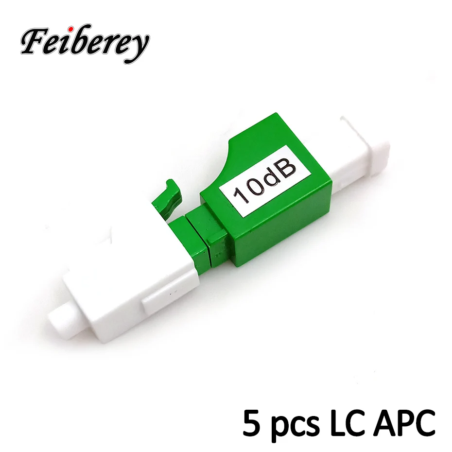 

5pcs/bag LC/APC 0~25dB Optical Attenuator LC-LC Singlemode Female to Male 2dB/3dB/5dB/7dB/10dB/15dB FTTH Fiber Optic Attenuator