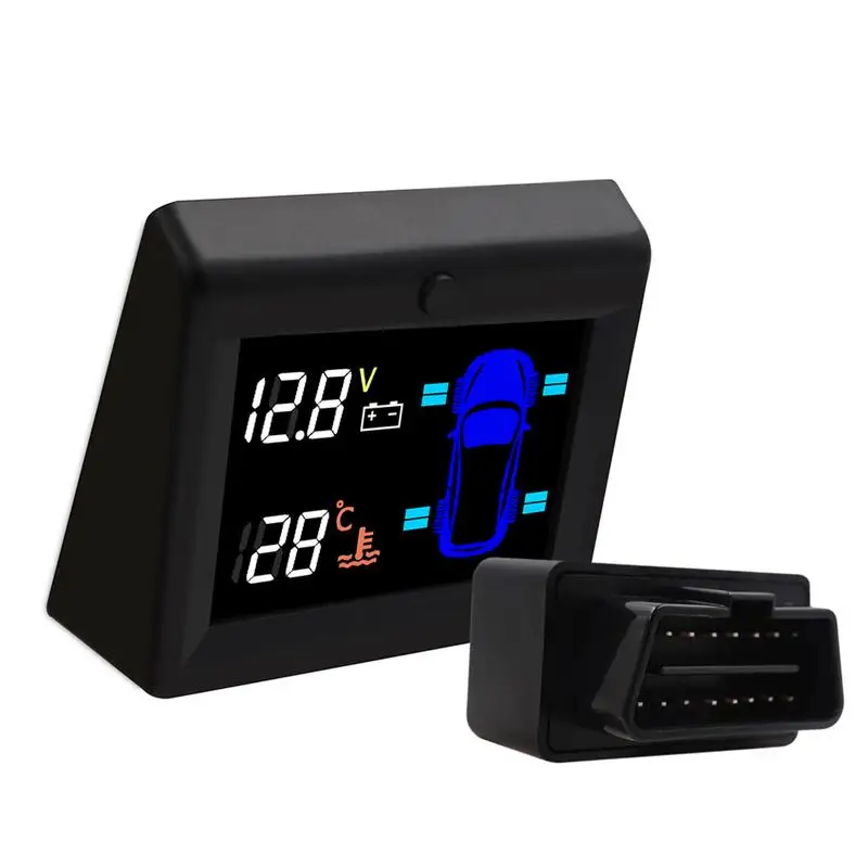 3 дюймовый ЖК дисплей Экран машина OBD безопасности шин Предупреждение Системы TPMS