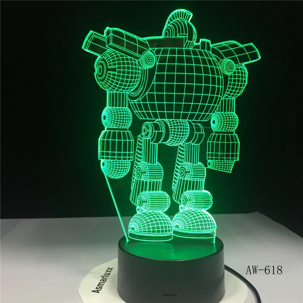 7 видов цветов USB энергосберегающие сенсорные 3D светодиодные ночные светильники