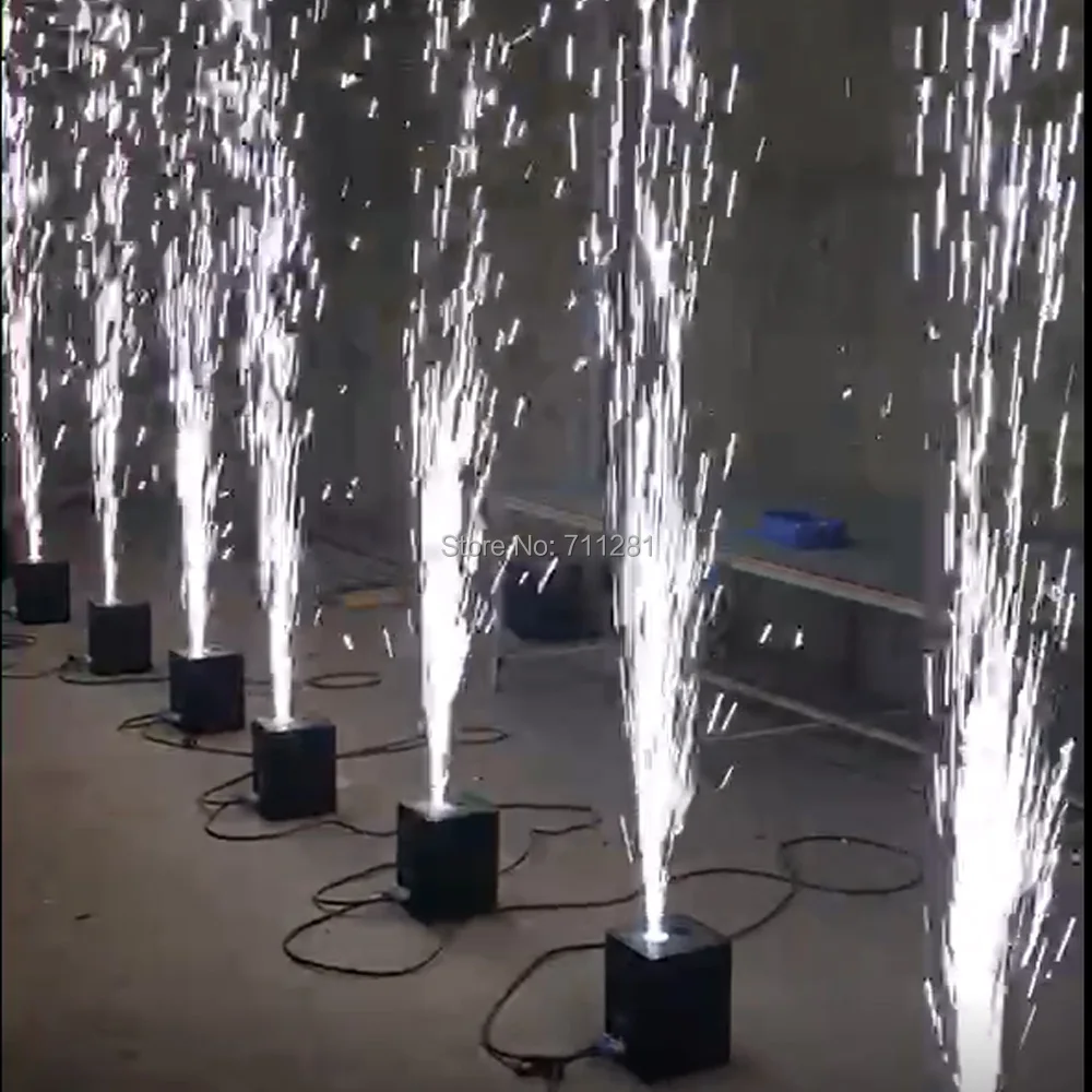 Бесплатная доставка мини машина фейерверков 650W холодная Искра Свадебные пламени