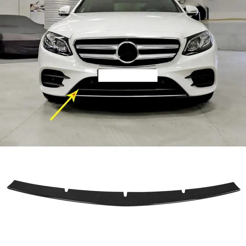 Передний бампер формовочная Нижняя решетка Накладка для Mercedes Benz E Class Sport 2017 2018 2019