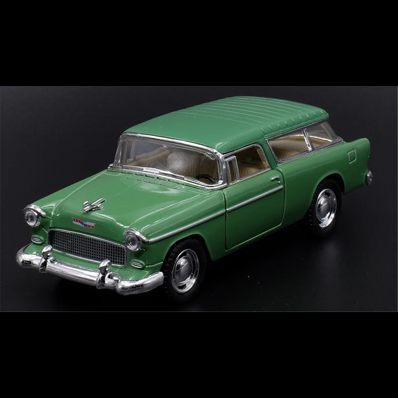 Kinsmart 1:40 1955 Chevy Nomad литой автомобиль из сплава модель игрушки с откидной спинкой