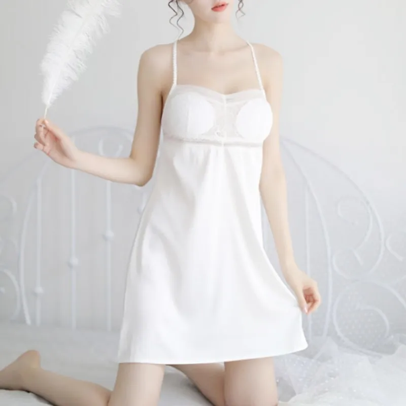 Горячая сексуальная пижама женщина искушение Camisole Ночное Нижнее белье Униформа