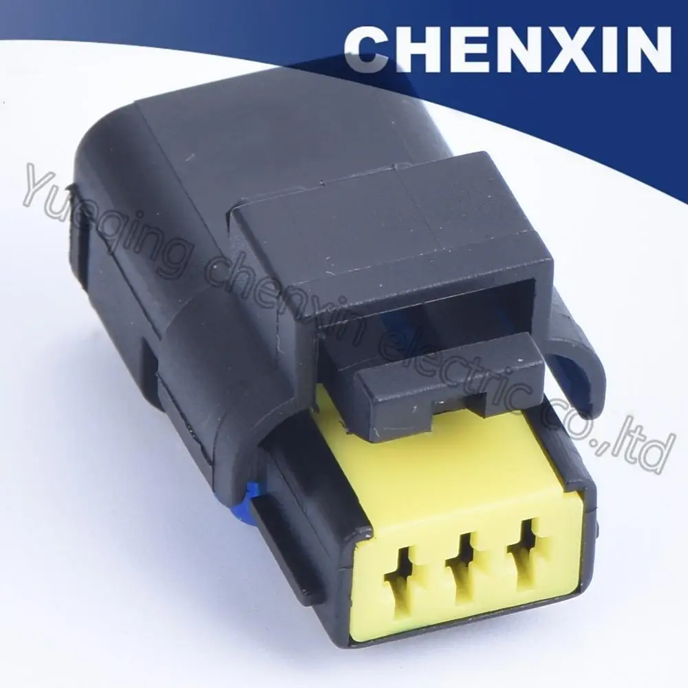 Black 3 pin Sealed waterproof auto connectors (1.5) female 211Pc032S0049 Auto accessories wire connection sensor plug | Автомобили и