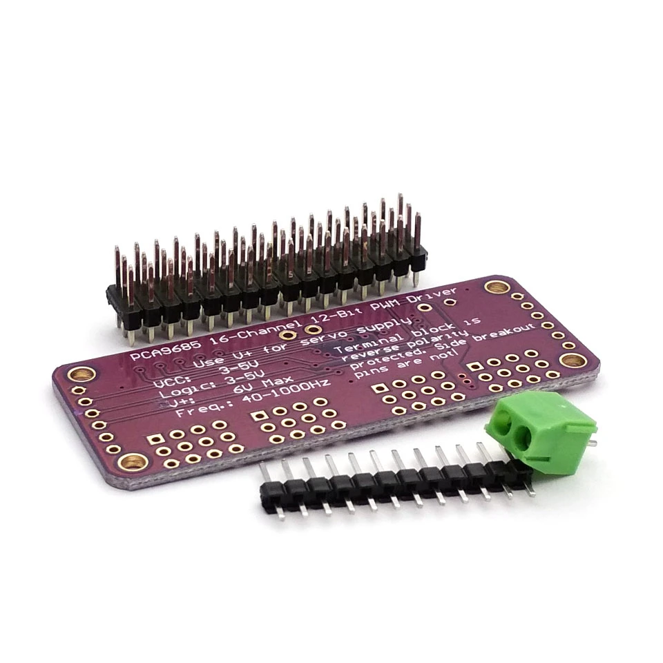 16 канальный 12 битный интерфейс PCA9685 или Raspberry Pi PWM/Servo модуль щит