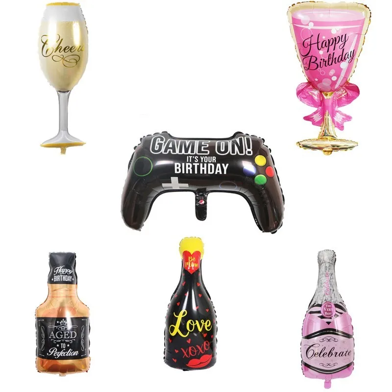 Большой шар Свадьба счастливый день рождения украшения Дети из алюминиевой