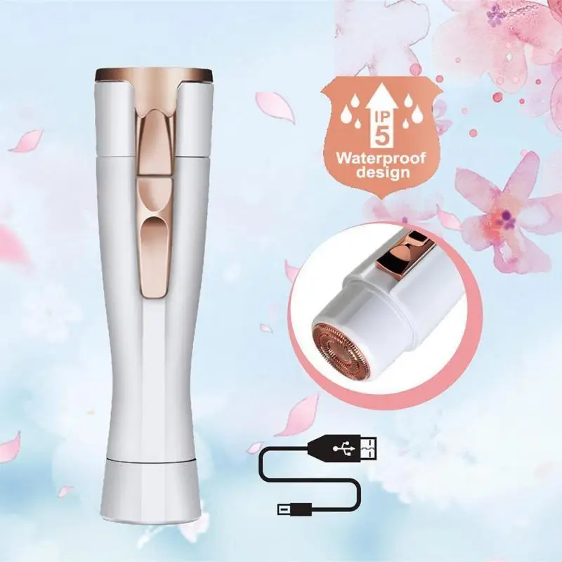 Для женщин электрический Эпиляторы USB перезаряжаемые средства ухода за кожей