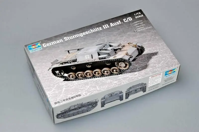 Trumpeter 1/72 07257 Sturmgeschutz III Ausf C/D|Наборы для сборки моделей| |