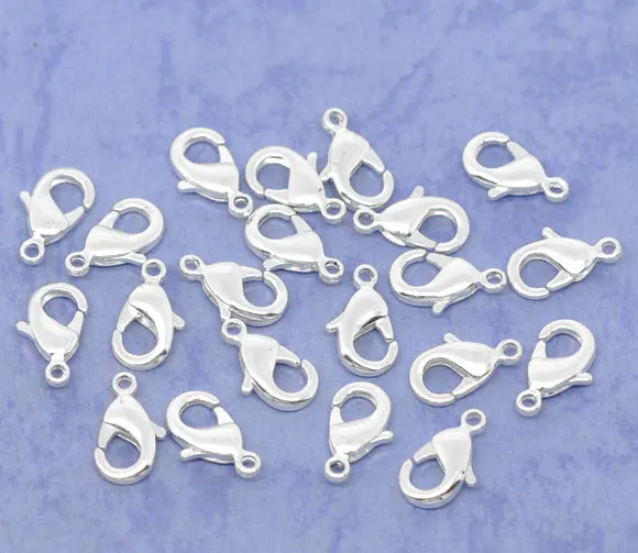 DoreenBeads 50 SP застежки для омаров. Браслет-цепочка 12x7 мм (B10182) yiwu | Украшения и