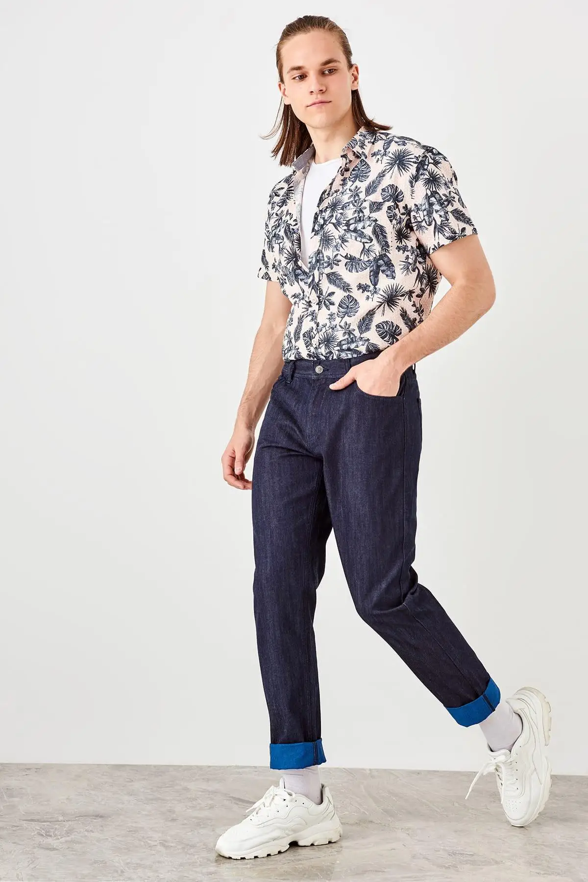Trendyol новые Индиго мужские джинсы TMNSS19DT0004 |