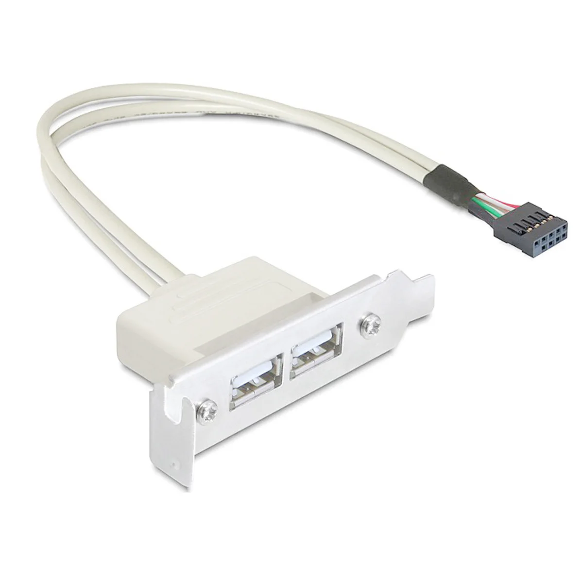 Женская задняя панель CY Type A USB 2 0 для материнской платы 9 контактный кабель 30 см с