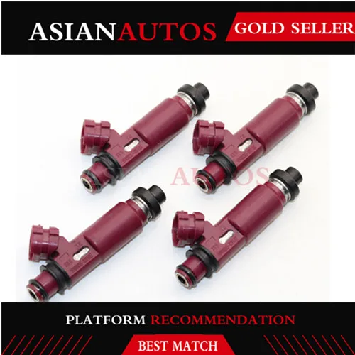 4 шт сопла форсунки 195500 3310 для Мазда Miata 1999 2000 1.8L L4 1955003310 BP4W 13 250 FJ584 842 12201 M666
