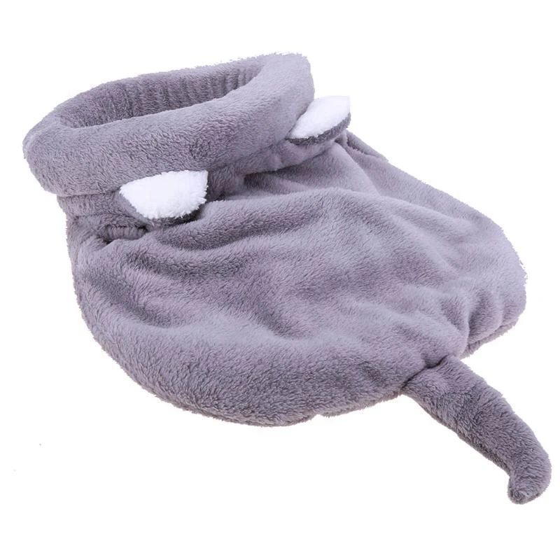 Pet Dog House Bed Cat Sleeping Bag Fleece Warm Lovely Soft Mat Cushion Kennels Supplies | Дом и сад