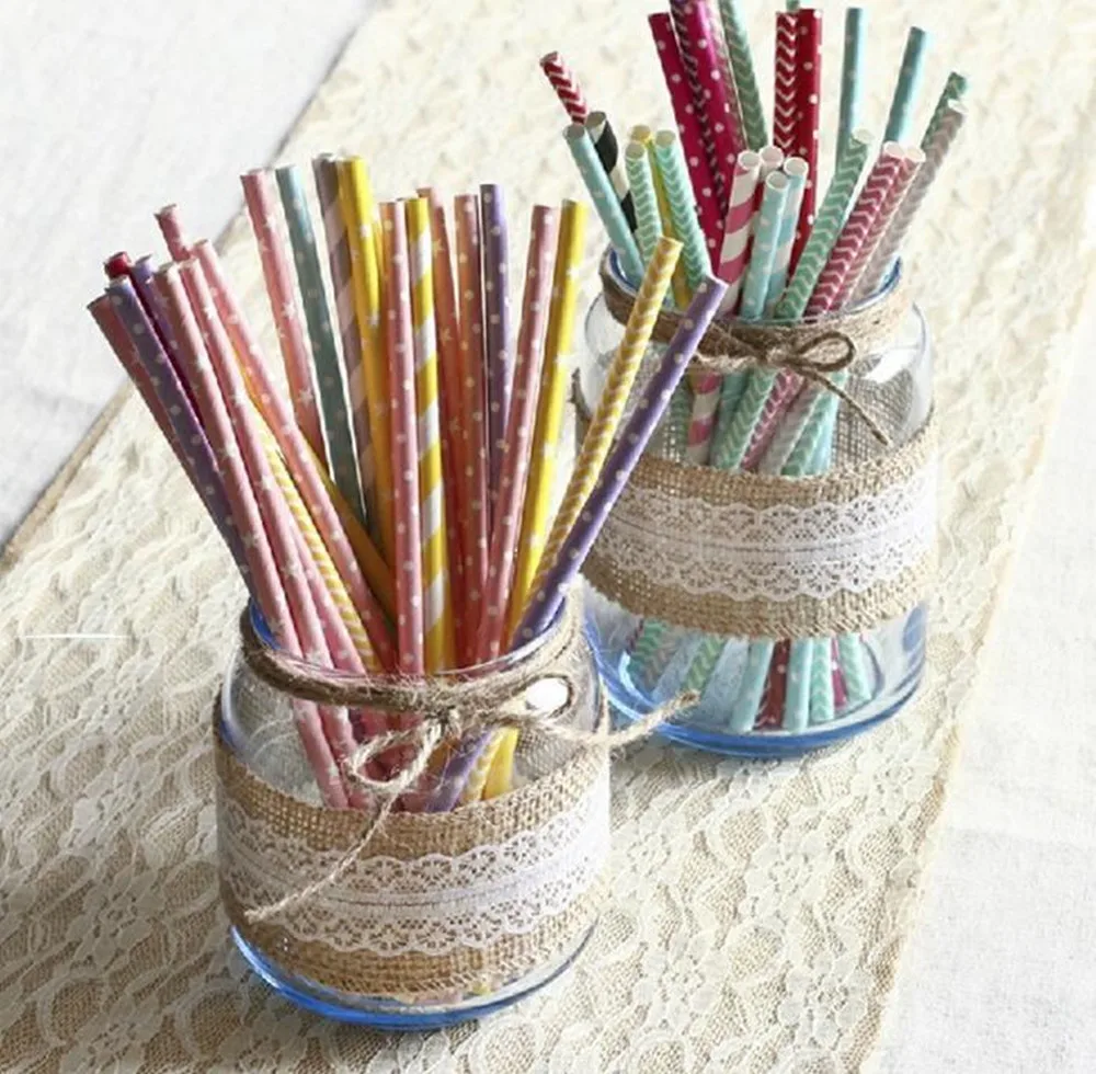 2 м/рулон 5 см &quotВинтажная лента из натуральной джутовой мешковины деревенская