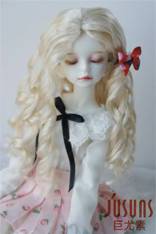 JD285 1/8 16 1/4 Мода длинная волна Нобелевская принцесса BJD парик Размер 5 6 дюймов 7 и 8