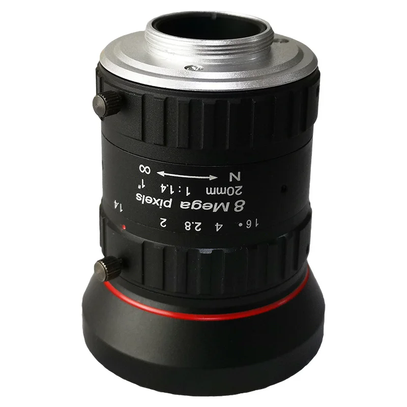 

HD 8MegaPixel 25mm C Mount camera Lens Manual Iris Manual Focus F1.4 Aperture 1 "Format Industrial Security CCTV lens shipping