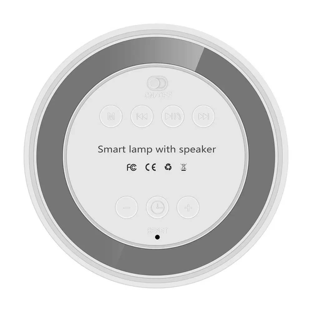 

Clock Alarm Bluetooth Speakers Wireless Night Light Portable Boombox FM Radio TF Card Sound Box With Touch Control Colorful LED