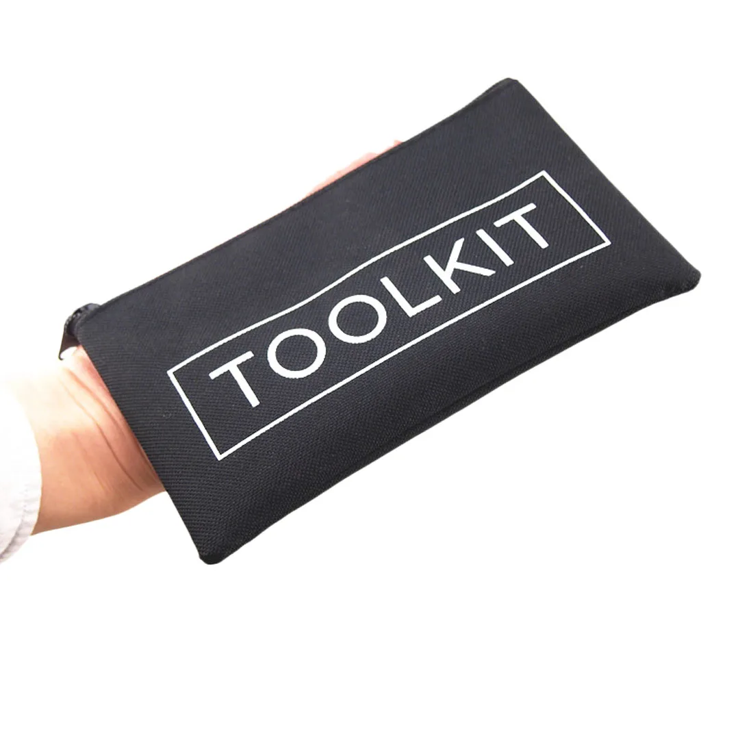 

600D Oxford Cloth Tool Bag Storage Instrument Case Mini Tool Kit Bag19x11cm Universal Size Convenient Hand Tool Bag Pocket