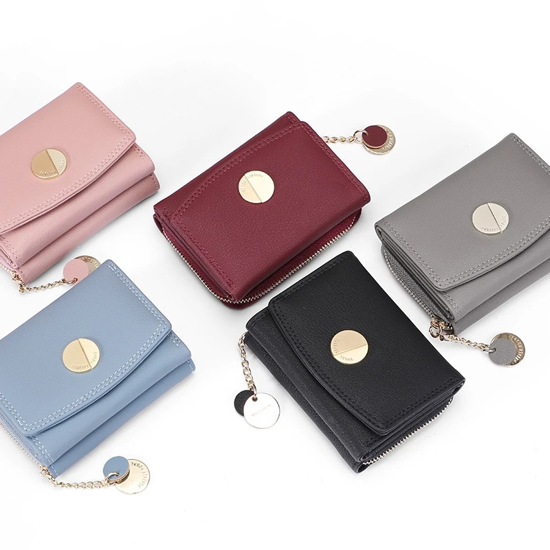 Женский кошелек с отделением для монет и молнией в Корейском стиле|Женские