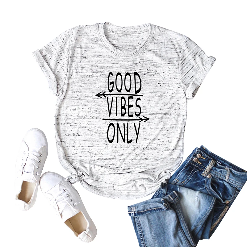 Женская футболка Romacci большого размера хлопковая Футболка с принтом со стрелами