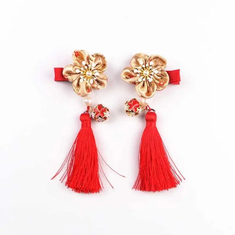 Besutiful заколки для волос в китайском стиле аксессуары с кисточками красивый зажим