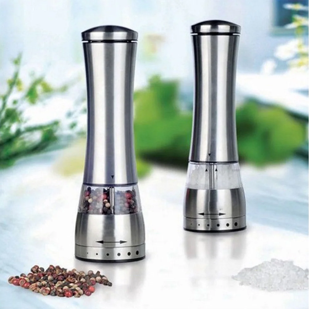 Электрическая нержавеющая сталь с батарейным питанием мельница для специй