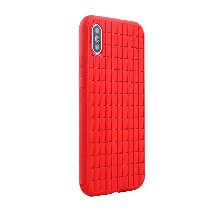 Силиконовый мягкий защитный чехол из ТПУ для Apple X iPhone XR XS Max ударопрочный дышащий