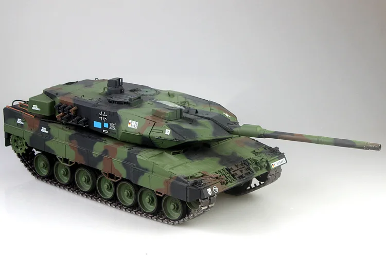 Новинка 3889 1 1/16 2 4G немецкий Леопард A6 Инфракрасный RC Танк реальная имитация звука